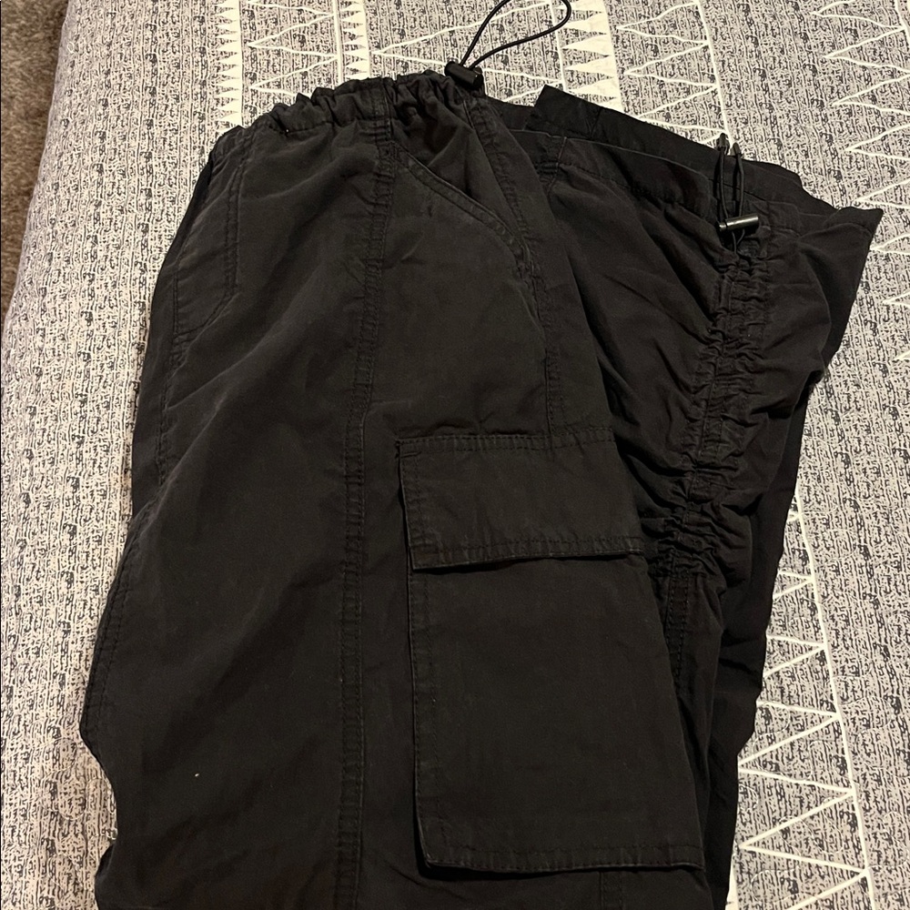 NWT! wild fable Black Cargo Drawstring Midi Skirt - Picture 5 of 5